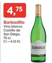 Oferta de Vino blanco por 4,75€ en Suma Supermercados