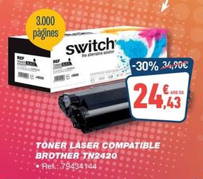 Oferta de Brother - Toner Laser Compatible TN240 por 24,43€ en Bureau Vallée
