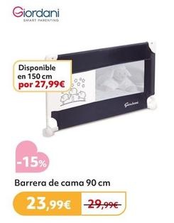 Oferta de Giordani - Barrera De Cama 90 Cm por 23,99€ en Prénatal