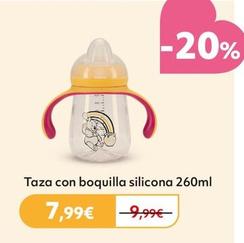 Oferta de Taza Con Boquilla Silicona por 7,99€ en Prénatal