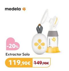 Oferta de Medela - Extractor Solo por 119,9€ en Prénatal
