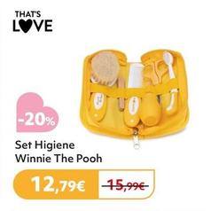 Oferta de That's Love - Set Higiene Winnie The Pooh  por 12,79€ en Prénatal