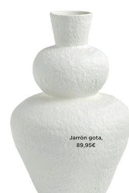 Oferta de Jarrón Gota por 89,95€ en El Corte Inglés
