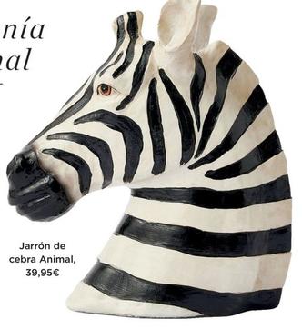 Oferta de Jarrón De Cebra Animal por 39,95€ en El Corte Inglés