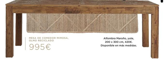 Oferta de Mesa De Comedor Mimosa, Colmo Reciclado por 995€ en El Corte Inglés