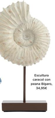 Oferta de Escultura Caracol Con Peana Bígaro por 34,95€ en El Corte Inglés