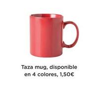 Oferta de Taza Mug, Disponible En 4 Colores por 1,5€ en El Corte Inglés