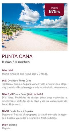Oferta de Punta Cana por 675€ en Tui Travel PLC