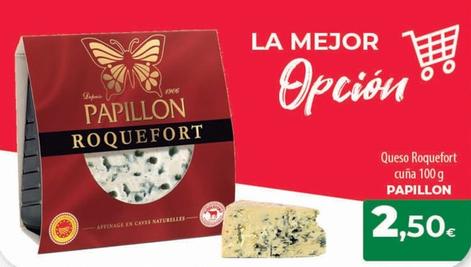 Oferta de Papillon - Queso Roquefort Cuña por 2,5€ en Spar Tenerife