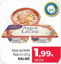 Oferta de Kalise - Arroz Con Leche por 1,99€ en Spar Tenerife