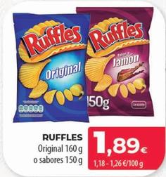 Oferta de Ruffles - Original O Sabores por 1,89€ en Spar Tenerife