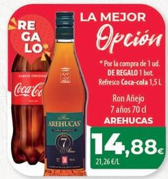 Oferta de Arehucas - Ron Anejo por 14,88€ en Spar Tenerife