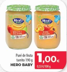 Oferta de Hero - Puré De Fruta Tarrito por 1€ en Spar Tenerife