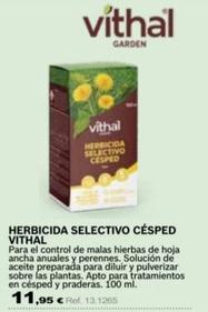 Oferta de Vithal - Herbicida Selectivo Césped  por 11,95€ en Coferdroza