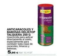 Oferta de Flower - Anticaracoles Y Babosas Helistop Talquera 250 G por 5,95€ en Coferdroza
