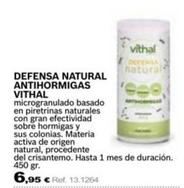 Oferta de Vithal - Defensa Natural Antihormigas por 6,95€ en Coferdroza