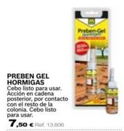 Oferta de Hormigas - Preben Gel por 7,5€ en Coferdroza