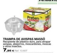 Oferta de Massó - Trampa De Avispas por 7,95€ en Coferdroza