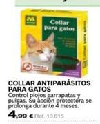 Oferta de Massó - Collar Antiparasitos Para Gatos por 4,99€ en Coferdroza