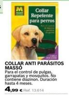 Oferta de Massó - Collar Anti Parasitos por 4,99€ en Coferdroza
