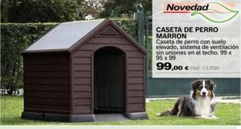 Oferta de Caseta De Perro Marron por 99€ en Coferdroza