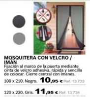 Oferta de Mosquitera Con Velcro/ Iman por 10,95€ en Coferdroza