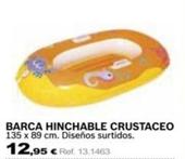 Oferta de Barca Hinchable Crustaceo por 12,95€ en Coferdroza