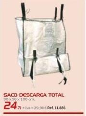 Oferta de Saco Descarga Total por 24,71€ en Coferdroza