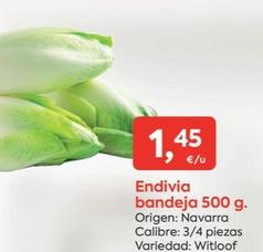 Oferta de Endivias por 1,45€ en Suma Supermercados
