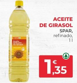 Oferta de Aceite de girasol por 1,35€ en SPAR Gran Canaria