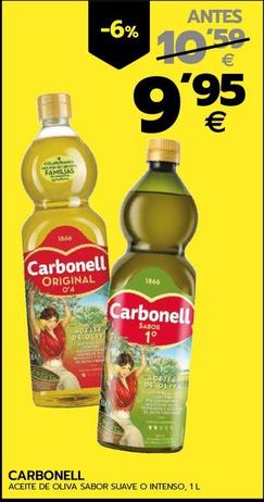 Oferta de Carbonell - Aceite De Oliva Sabor Suave O Intenso por 9,95€ en BM Supermercados