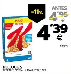 Oferta de Kellogg's - Cereales Special K Max por 4,39€ en BM Supermercados