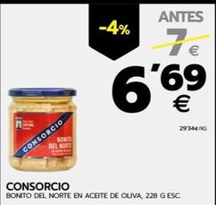 Oferta de Consorcio - Bonito Del Norte En Aceite De Oliva por 6,69€ en BM Supermercados