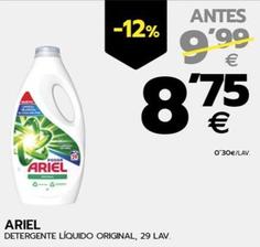 Oferta de Ariel - Detergente Liquido Original por 8,75€ en BM Supermercados