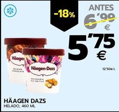 Oferta de Häagen-dazs - Helado por 5,75€ en BM Supermercados