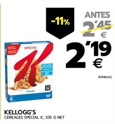 Oferta de Kellogg's - Cereales Special K por 2,19€ en BM Supermercados