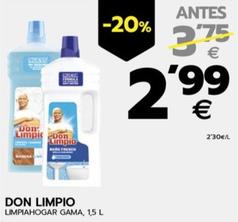 Oferta de Don Limpio - Limpiahogar por 2,99€ en BM Supermercados