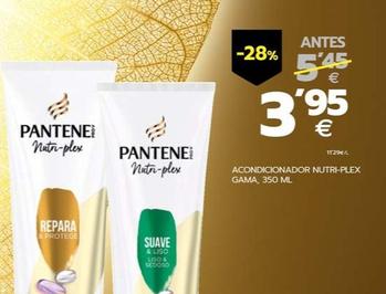 Oferta de Pantene - Acondicionador Nutri-plex Gama por 3,95€ en BM Supermercados