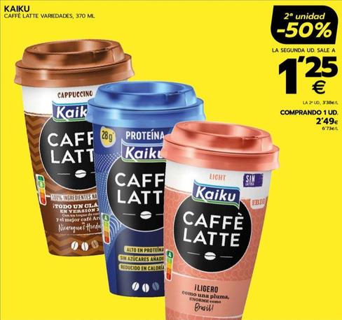 Oferta de Kaiku - Caffe Latte Variedades por 2,49€ en BM Supermercados