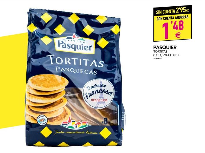 Oferta de Pasquier - Tortitas por 1,48€ en BM Supermercados