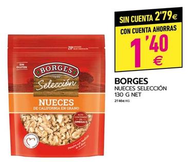 Oferta de Borges - Nueces Seleccion por 1,4€ en BM Supermercados