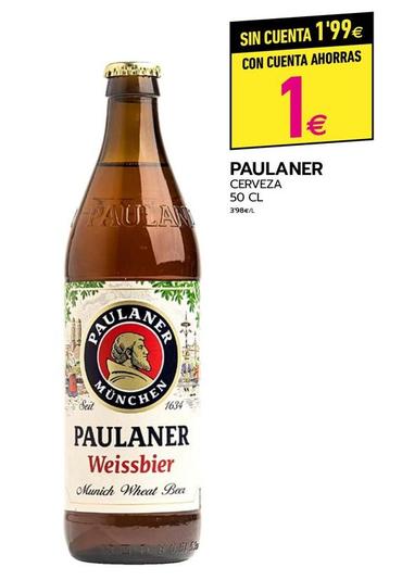 Oferta de Paulaner - Cerveza por 1€ en BM Supermercados