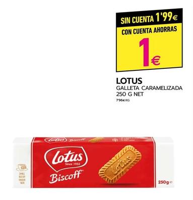 Oferta de Lotus - Galleta Caramelizada por 1€ en BM Supermercados