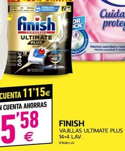 Oferta de Finish - Vajillas Ultimate Plus por 11,15€ en BM Supermercados