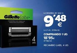 Oferta de Gillette - Recambio Labs por 18,95€ en BM Supermercados