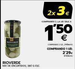 Oferta de Rioverde - Mix De Encurtidos por 2,29€ en BM Supermercados