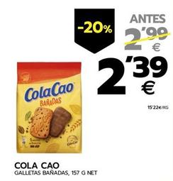Oferta de Cola Cao - Galletas Banadas por 2,39€ en BM Supermercados