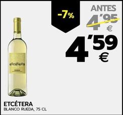 Oferta de Etcétera - Blanco Rueda por 4,59€ en BM Supermercados