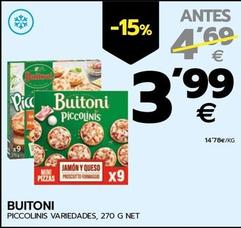 Oferta de Buitoni - Piccolinis por 3,99€ en BM Supermercados