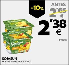 Oferta de Sojasun - Postre por 2,38€ en BM Supermercados